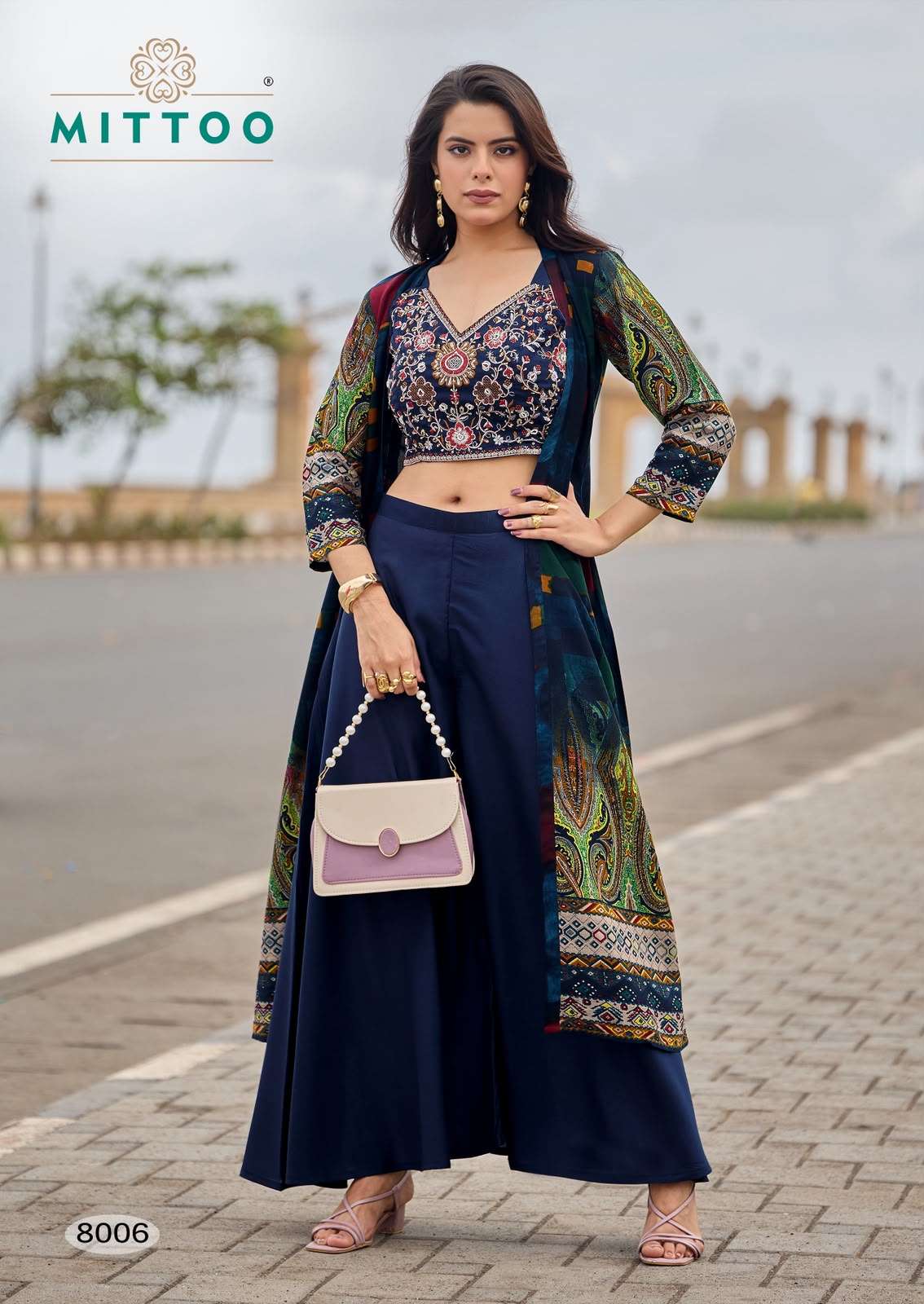 Mittoo Zubeda Vol 2 Roman Silk Stitched 3 Piece Shrug Suit - Amrah Wholesale