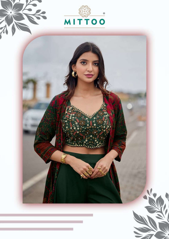 Mittoo Zubeda Vol 2 Roman Silk Stitched 3 Piece Shrug Suit - Amrah Wholesale