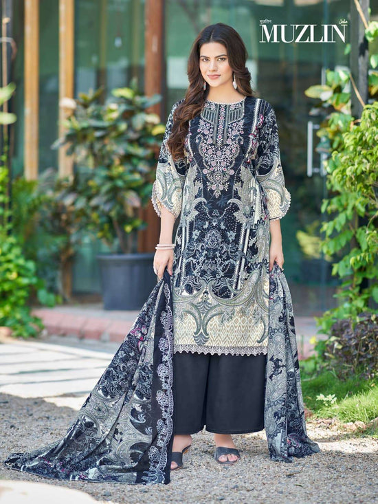 Mizaj Muzlin Vol 3 Premium Soft Cotton Dress Material - Amrah Wholesale