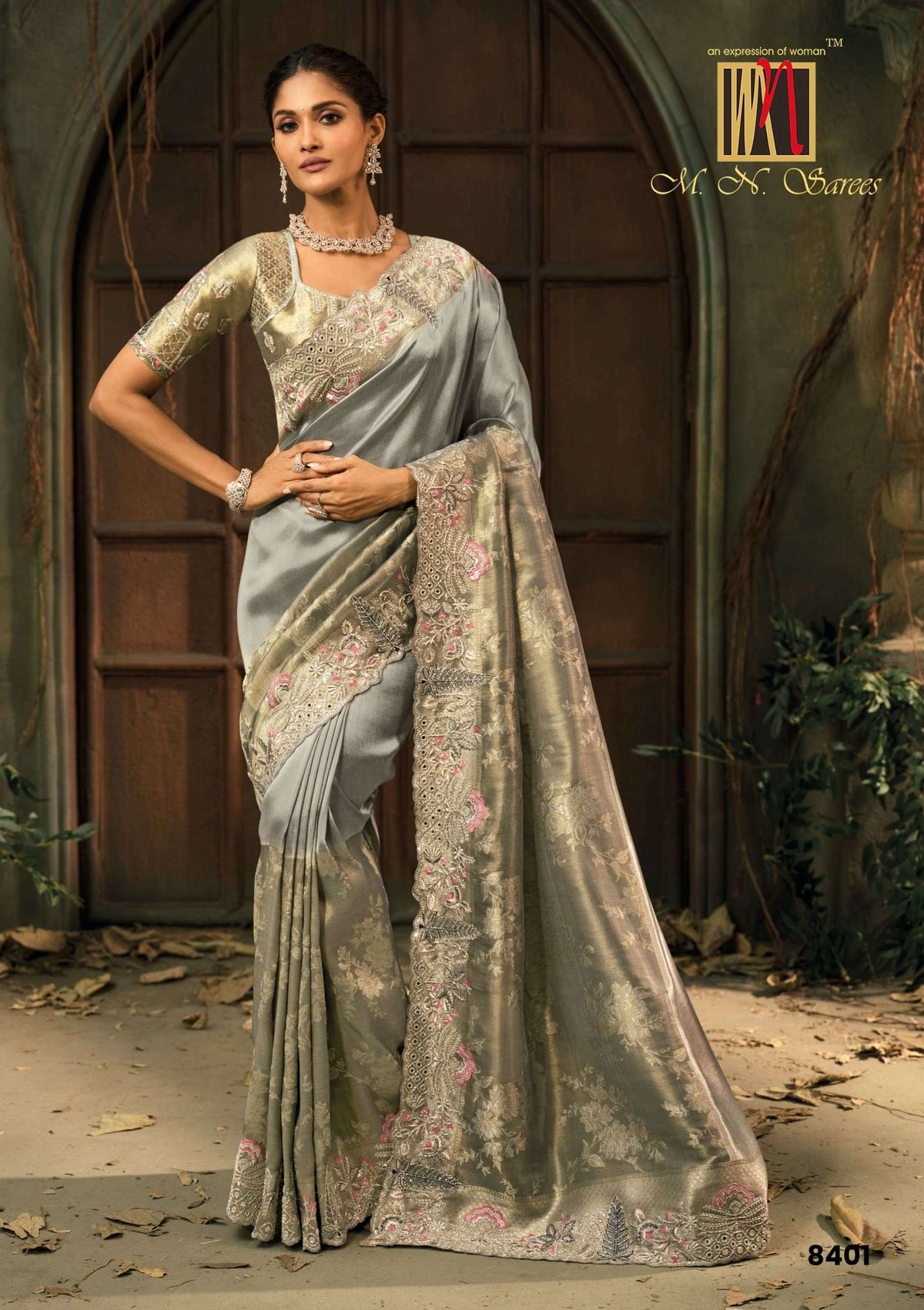 M.n Sarees Shahi Poshak Vol-07