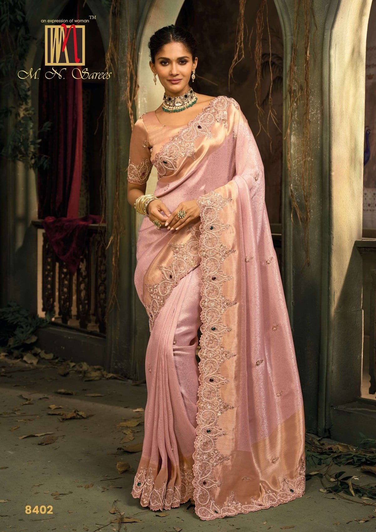 M.n Sarees Shahi Poshak Vol-07