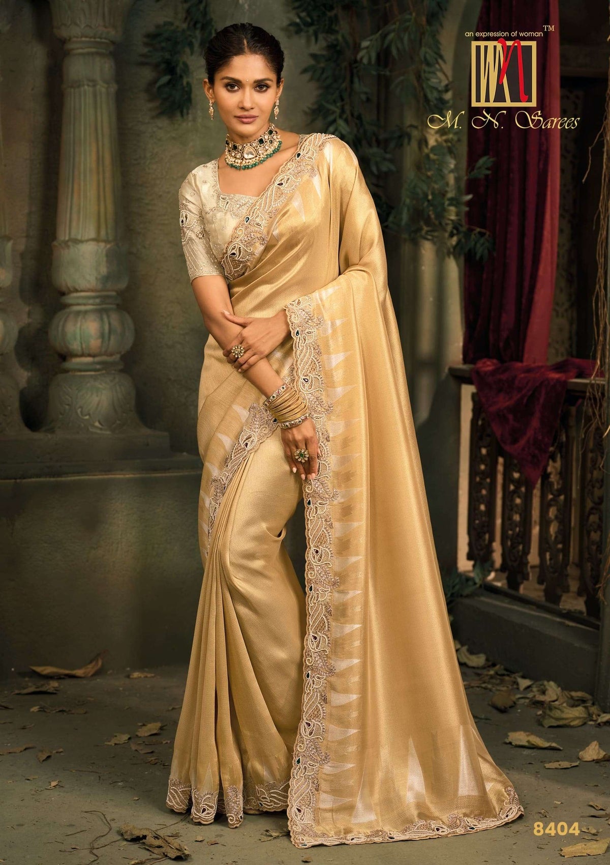 M.n Sarees Shahi Poshak Vol-07