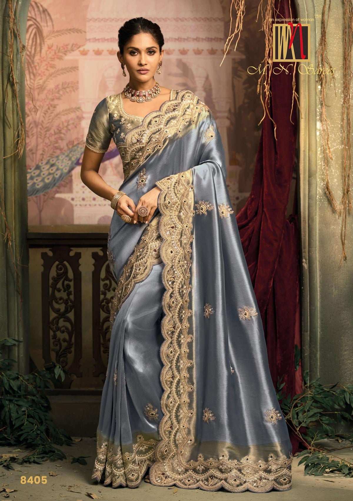 M.n Sarees Shahi Poshak Vol-07