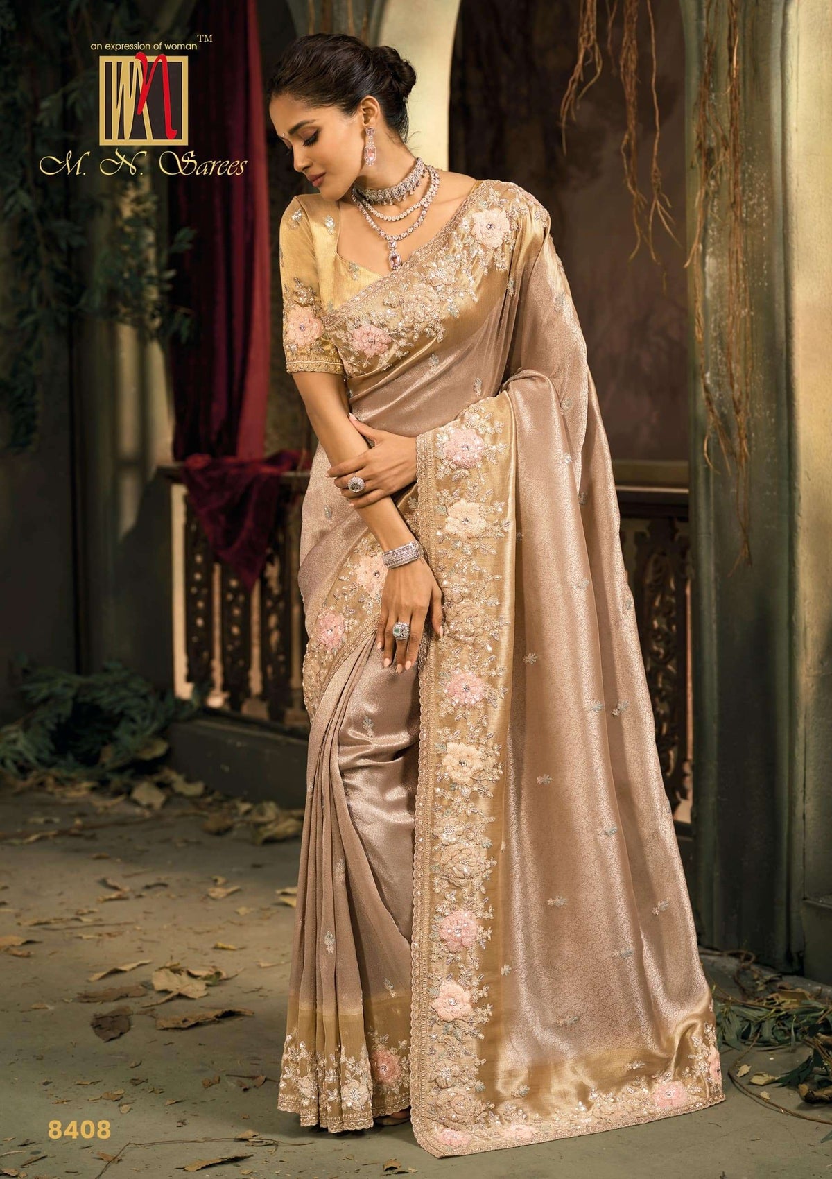 M.n Sarees Shahi Poshak Vol-07