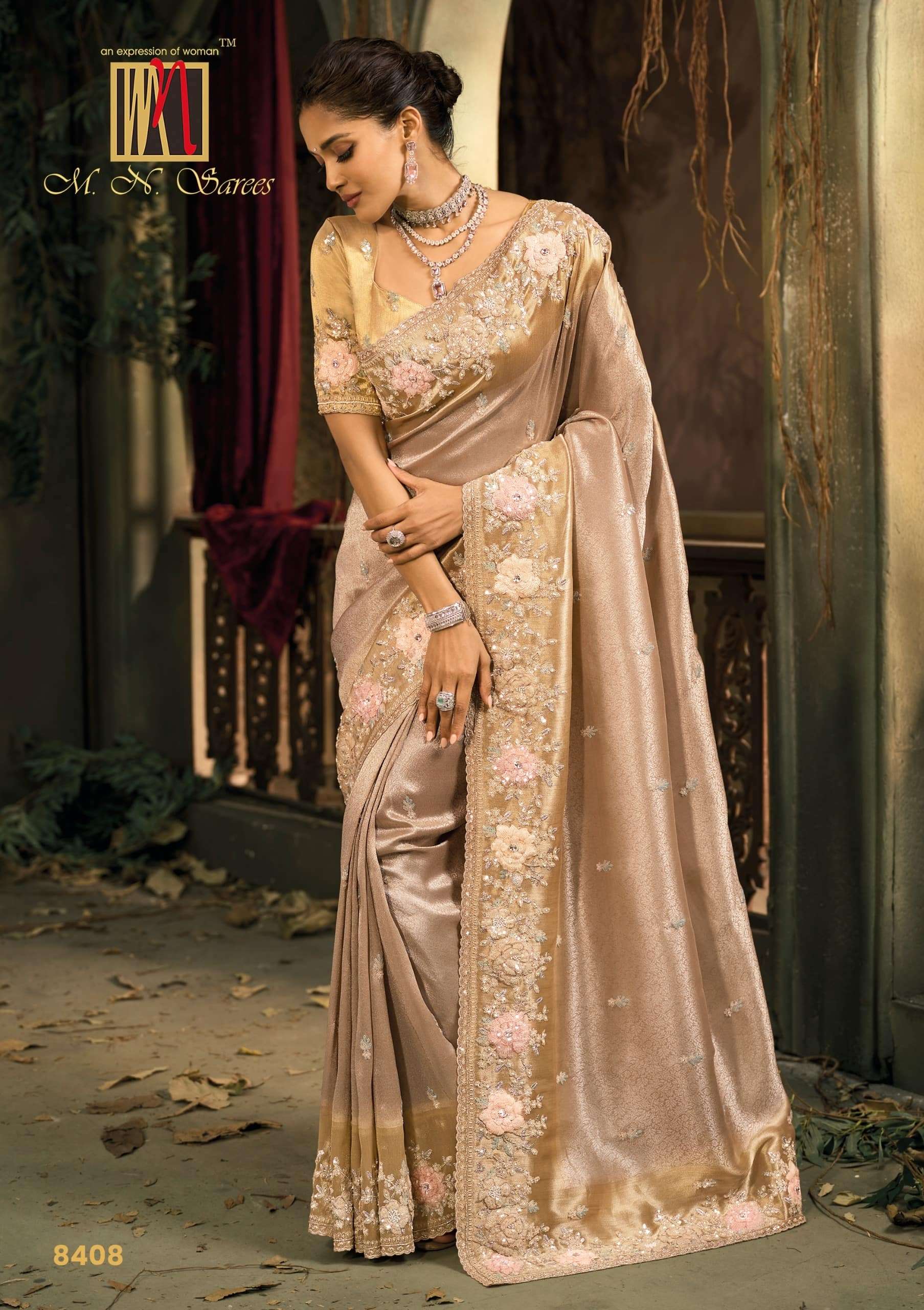 M.n Sarees Shahi Poshak Vol-07