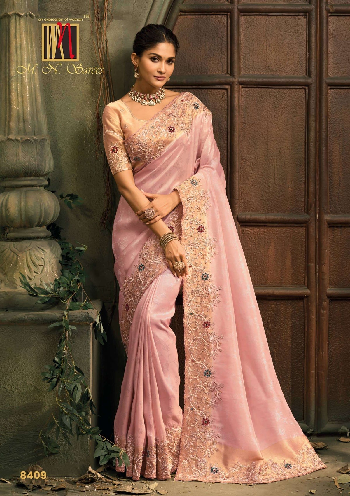 M.n Sarees Shahi Poshak Vol-07