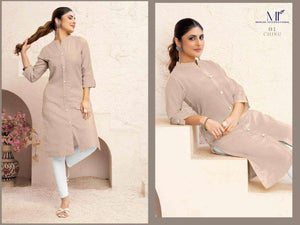 MOKSH INTERNATIONAL NEER Vol-1 Pure Cotton Stitched Kurti