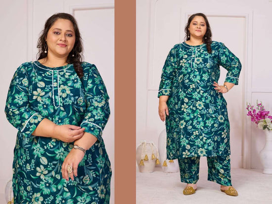 MOKSH INTERNATIONAL PLUS SIZE CO-ORD SET SHISHA Vol-2 Viscose Rayon Printed Co-Ord Set