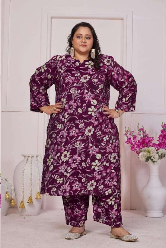 MOKSH INTERNATIONAL PLUS SIZE CO-ORD SET SHISHA Vol-2 Viscose Rayon Printed Co-Ord Set