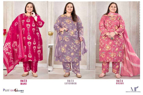 MOKSH INTERNATIONAL Plus Size Glory Vol-3 Rayon Pakistani Suit Set