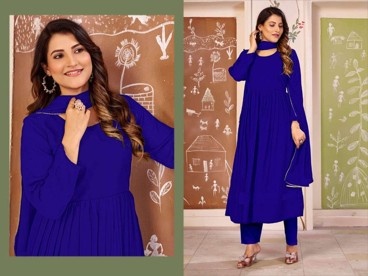 Moksh International Sajni Vol - 1 Georgette Anarkali Gown - Amrah Wholesale