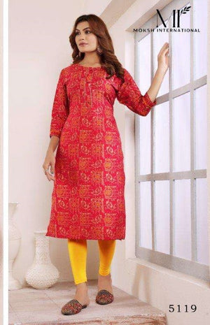 MOKSH INTERNATIONAL STAR VOL-3 Viscose Muslin Kurti Pant Set