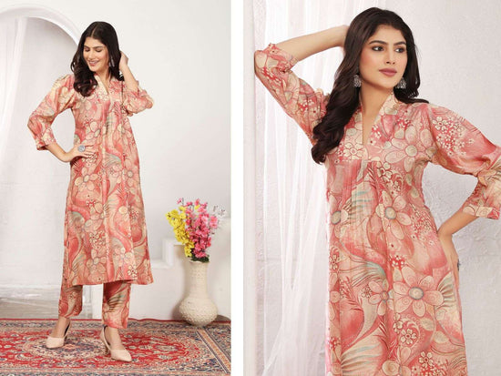 Moksh International Wonder Vol 1 Rayon Chanderi Co Ord Set - Amrah Wholesale