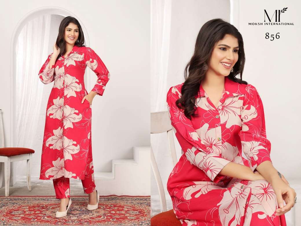 MOKSH INTERNATIONAL WONDOR Rayon Printed Co-Ord Set