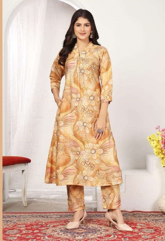 MOKSH INTERNATIONAL WONDOR Rayon Printed Co-Ord Set