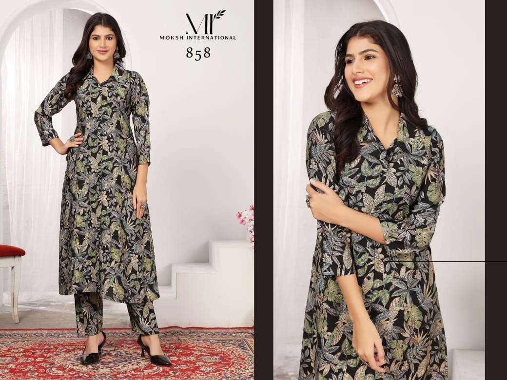 MOKSH INTERNATIONAL WONDOR Rayon Printed Co-Ord Set