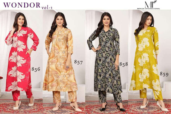 MOKSH INTERNATIONAL WONDOR Rayon Printed Co-Ord Set