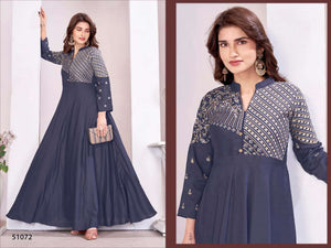 Moksh International Yashvi Vol-2 Muslin Printed Gown