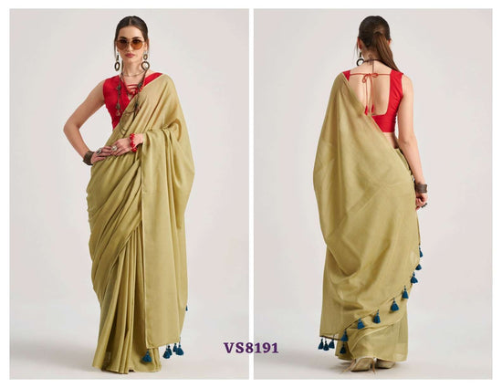 Mono.Poley Hues & Flow Viscose Mul Designer Printed Saree