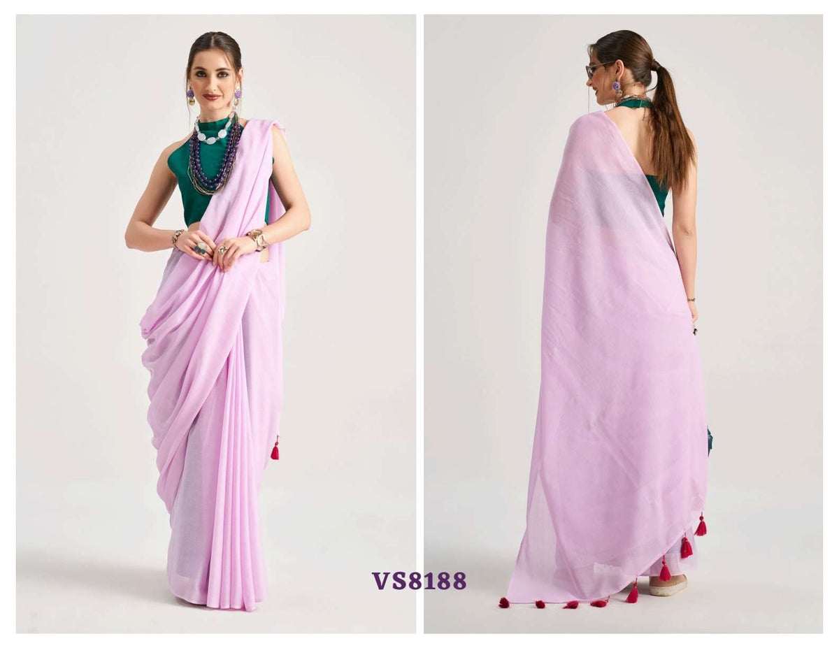 Mono.Poley Hues & Flow Viscose Mul Designer Printed Saree - Amrah Wholesale