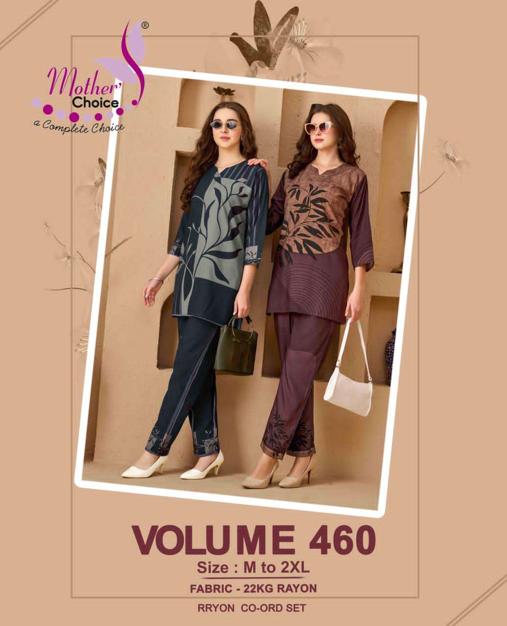 Mother Choice Vol 460 Rayon Printed Co Ord Set