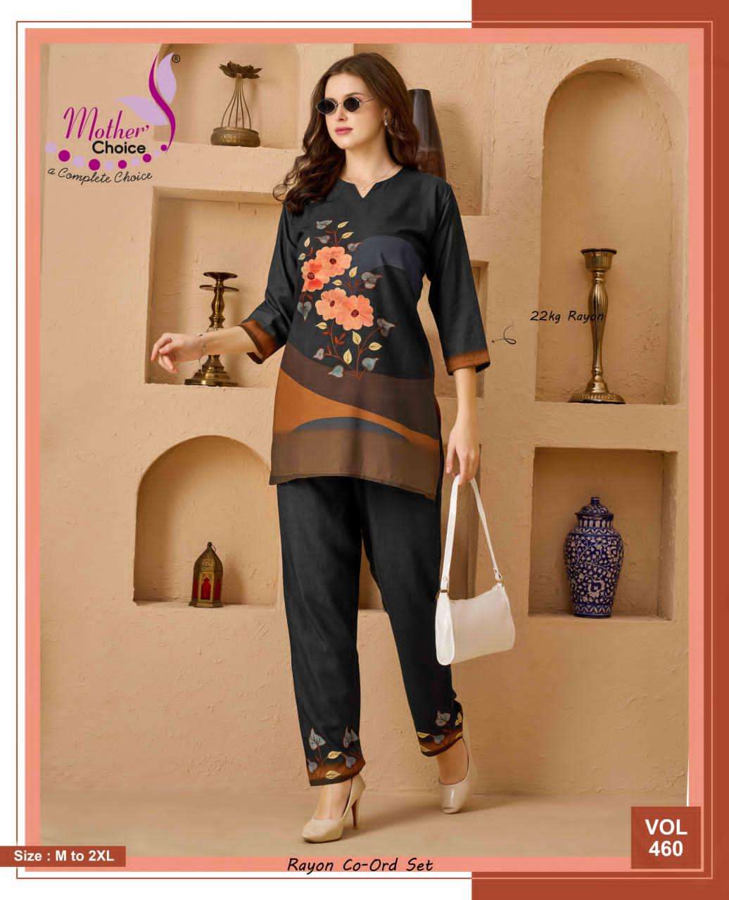 Mother Choice Vol 460 Rayon Printed Co Ord Set