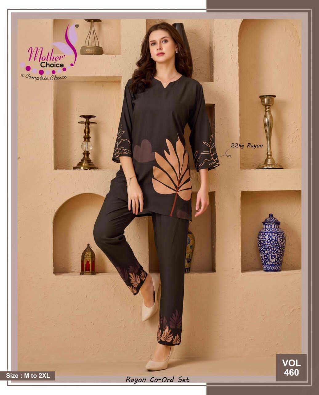 Mother Choice Vol 460 Rayon Printed Co Ord Set