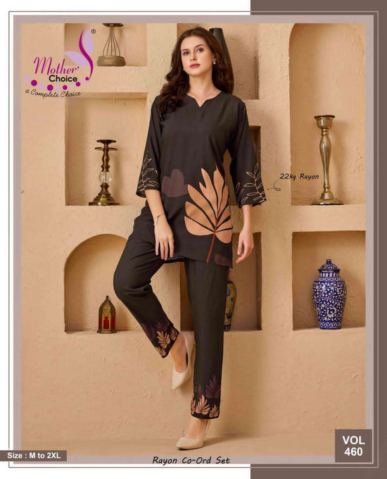 Mother Choice Vol 460 Rayon Printed Co Ord Set