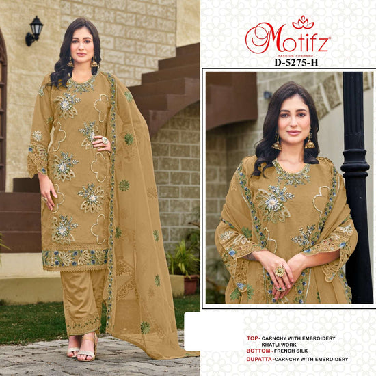 MOTIFZ 5275 Crunchy Silk Pakistani Suit - Amrah Wholesale