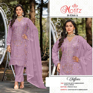 Motifz 5364 Series Chiffon Pakistani Suit