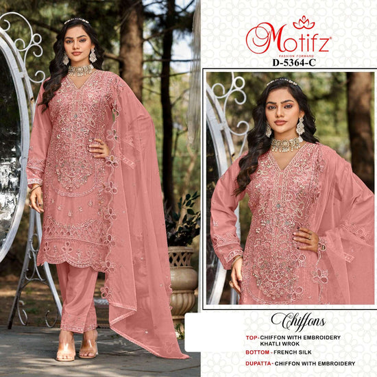 Motifz 5364 Series Chiffon Pakistani Suit