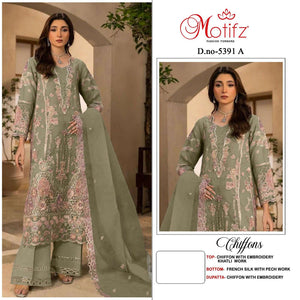 MOTIFZ 5391 Chiffon Pakistani Suit