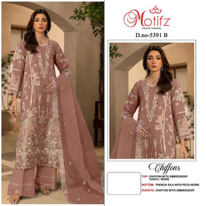 MOTIFZ 5391 Chiffon Pakistani Suit