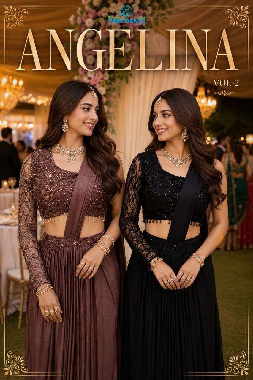 Mrudangi Angelina Vol-2 Lycra Saree