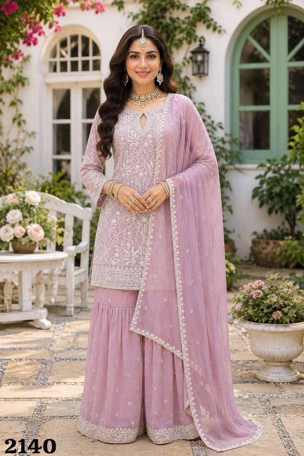 Mrudangi Arzaa Georgette Embroidered Salwar Suit Set