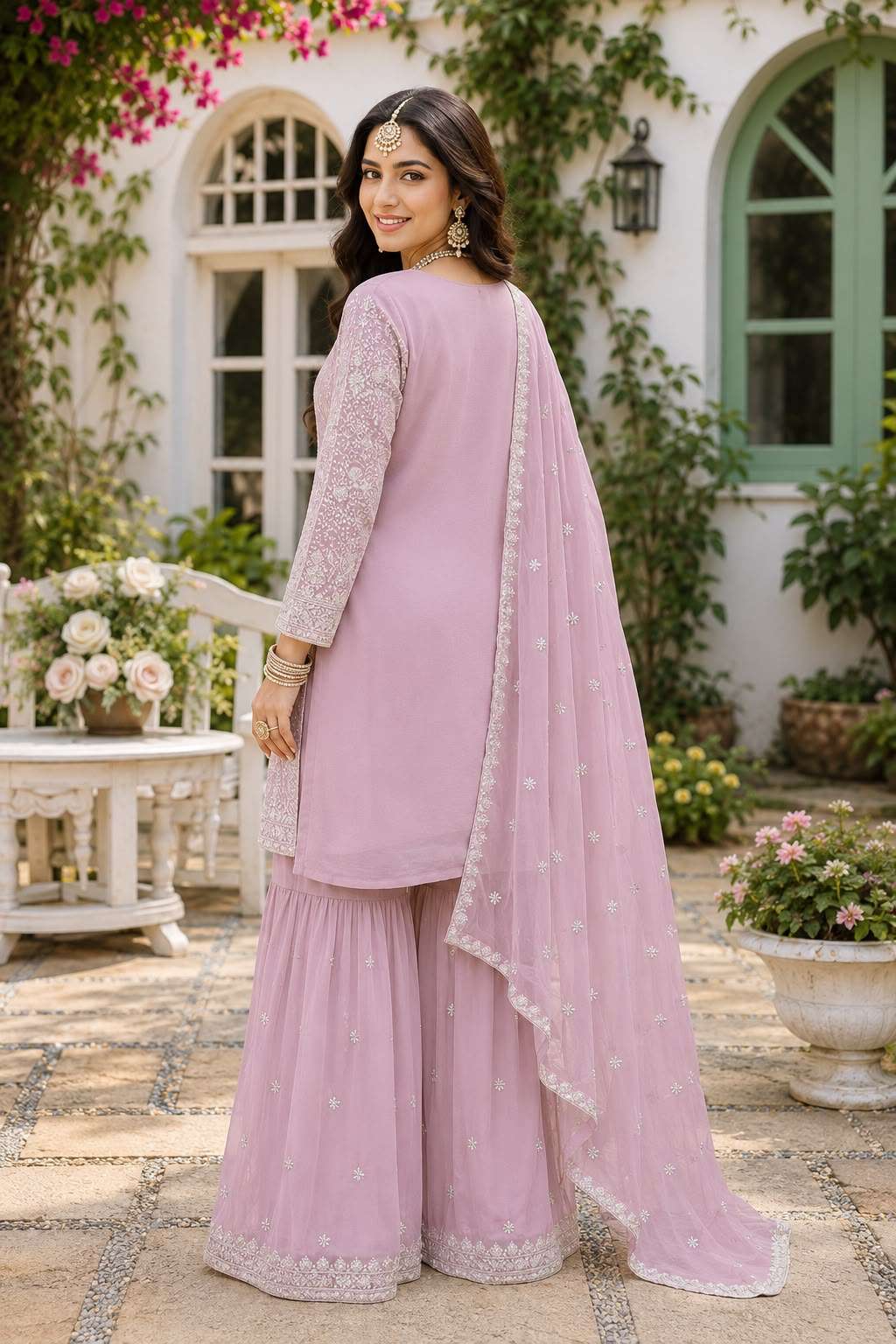 Mrudangi Arzaa Georgette Embroidered Salwar Suit Set