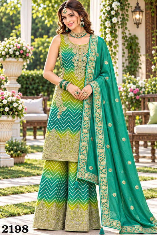 Mrudangi Deewani Chinon Embroidered Work Stitched Salwar Suit