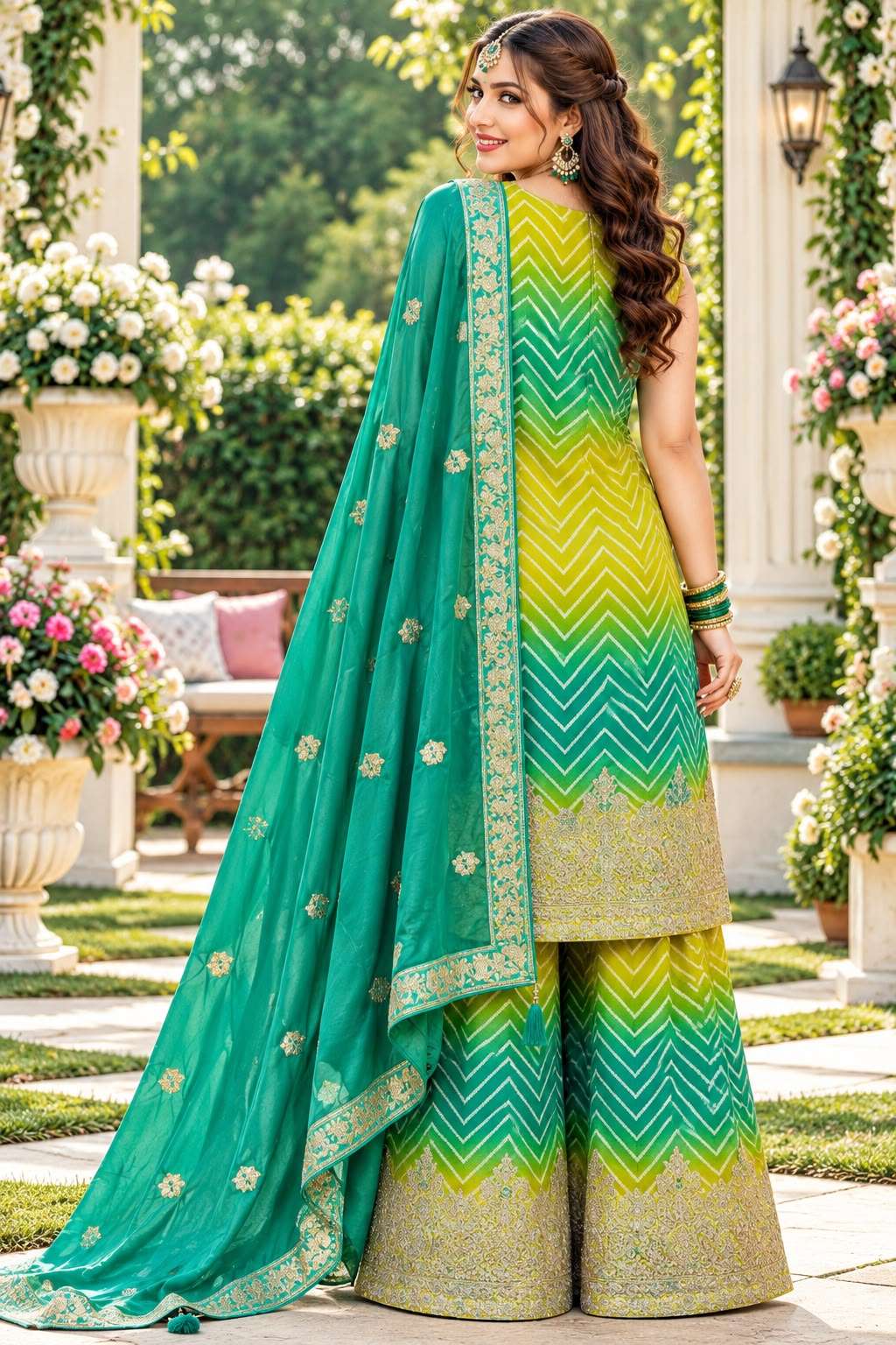 Mrudangi Deewani Chinon Embroidered Work Stitched Salwar Suit