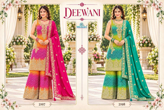 Mrudangi Deewani Chinon Embroidered Work Stitched Salwar Suit