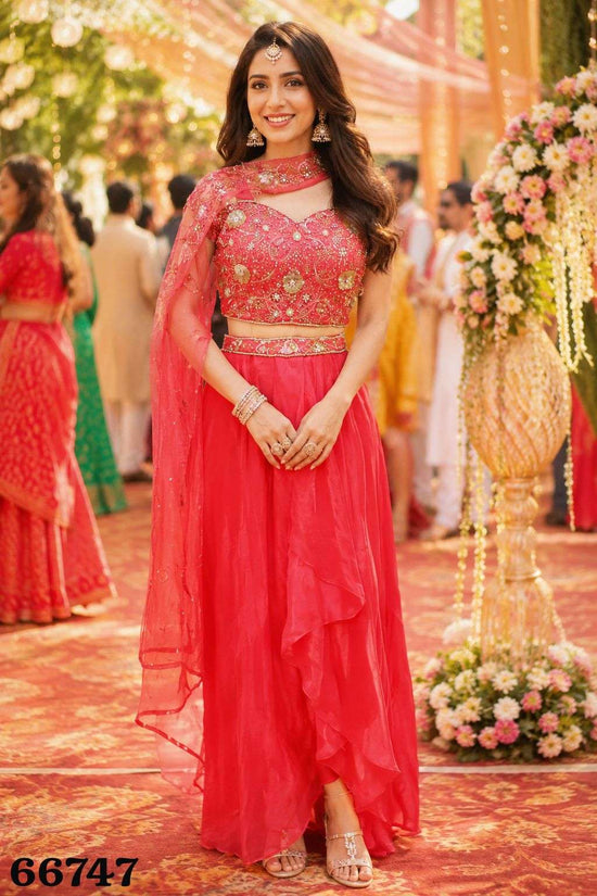 MRUDANGI DIA PREMIUM Fendy Satin Lehenga