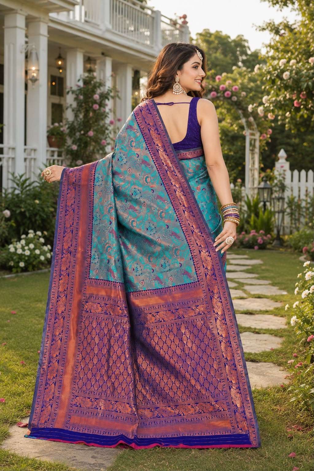 MRUDANGI DILKASH Premium Kota Jacquard Festive Saree