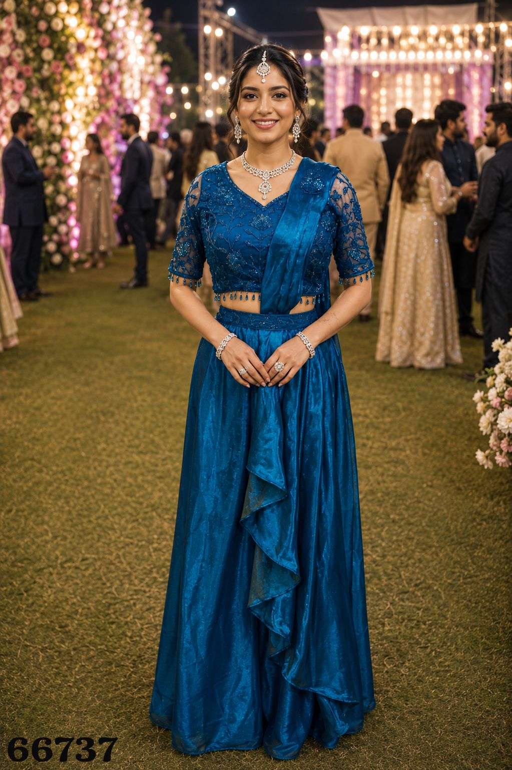 MRUDANGI DIVISA Fandy Satin Ready Saree - Amrah Wholesale