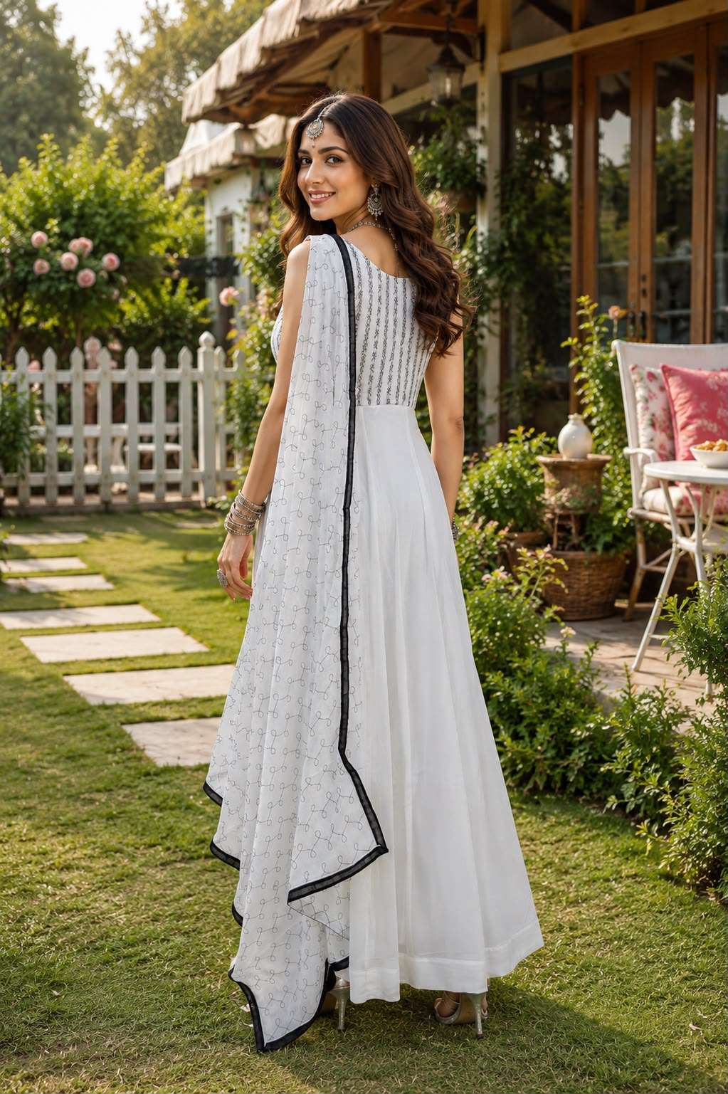 MRUDANGI FARIDA Georgette Pakistani Suit