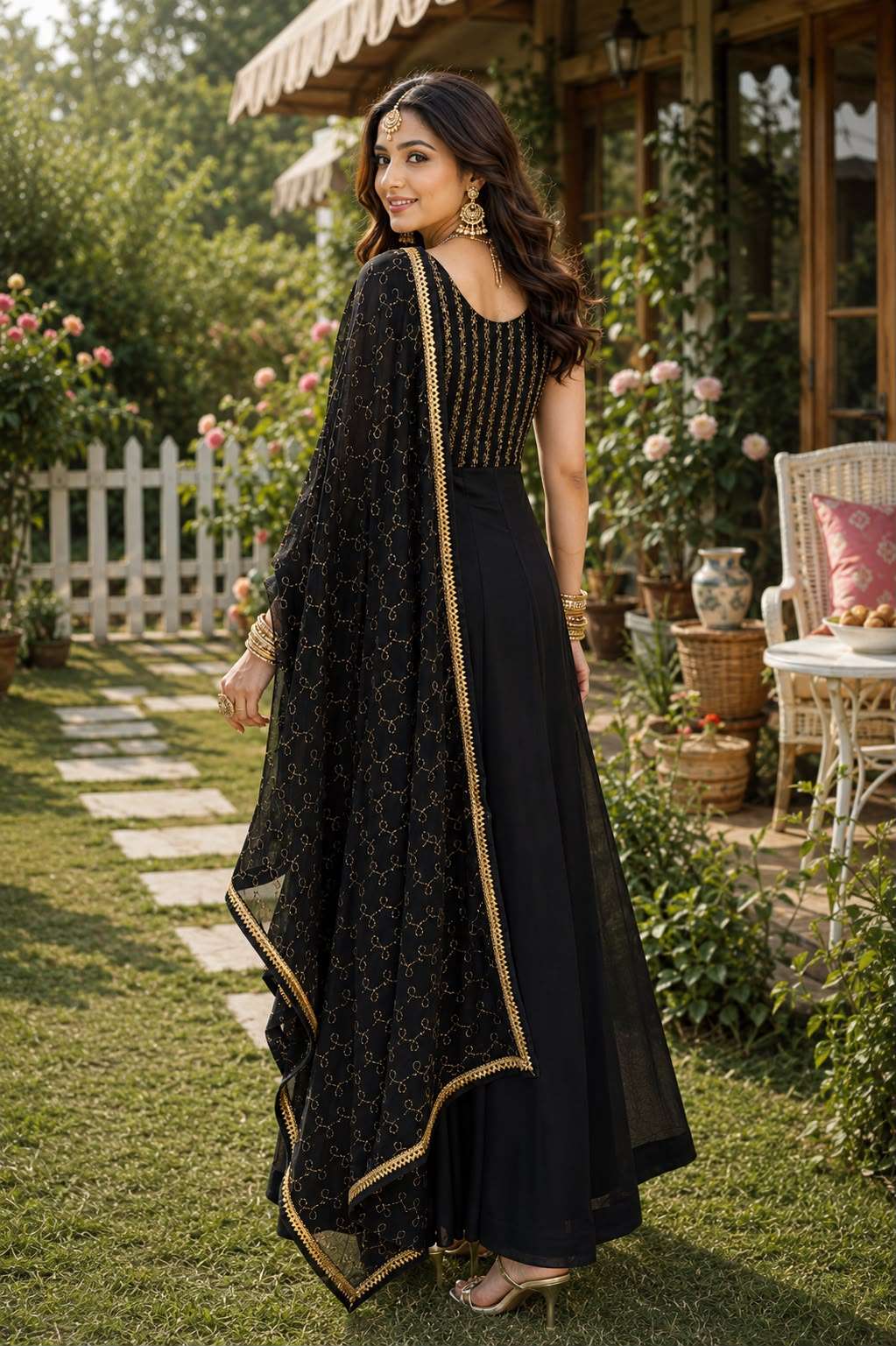 MRUDANGI FARIDA Georgette Pakistani Suit