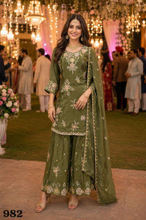 Mrudangi Ganga Vol-2 Viscose Crepe Sharara Suit Set