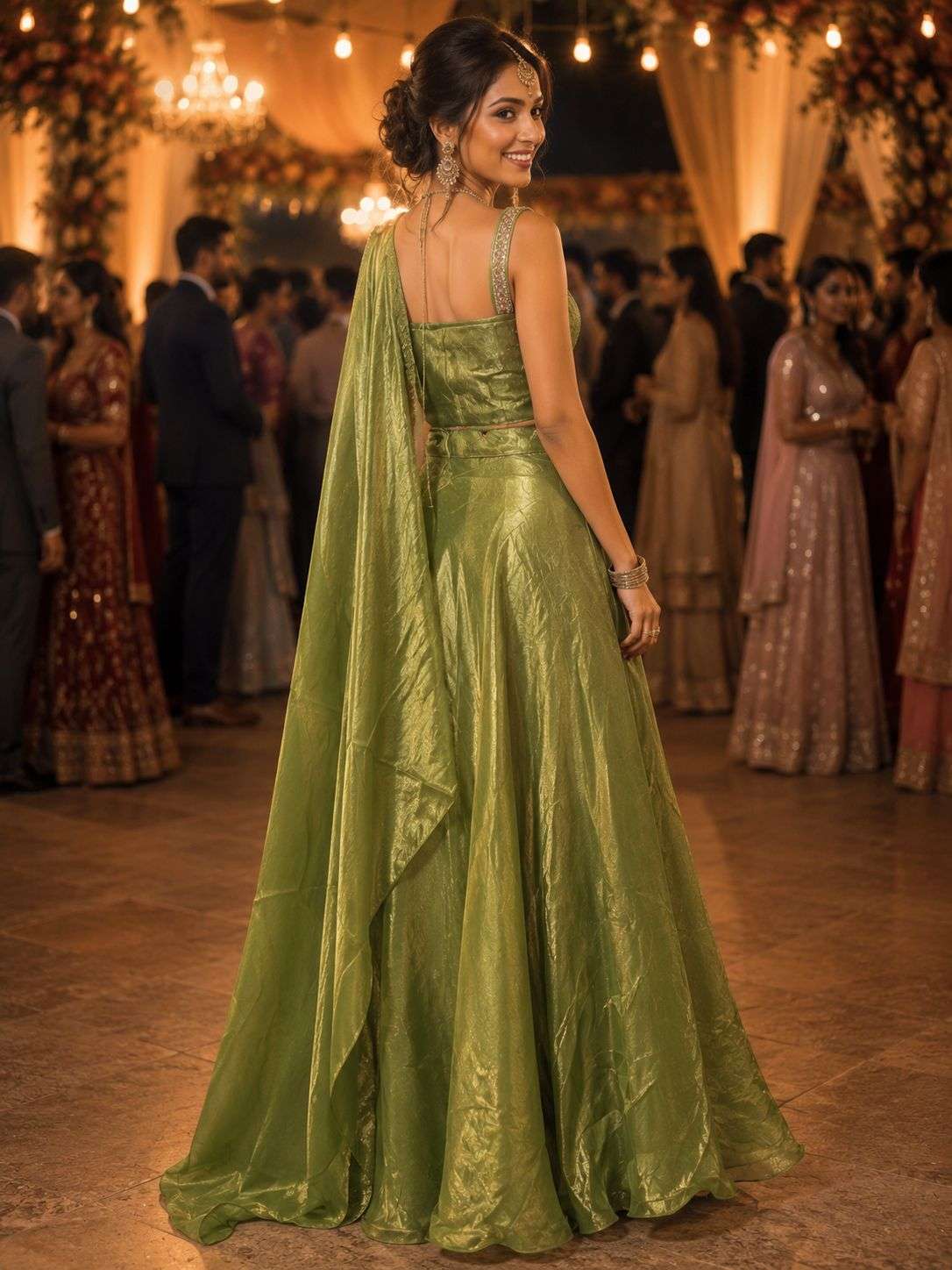 MRUDANGI GINNI Fendy Silk Embroidery Work Lehenga - Amrah Wholesale