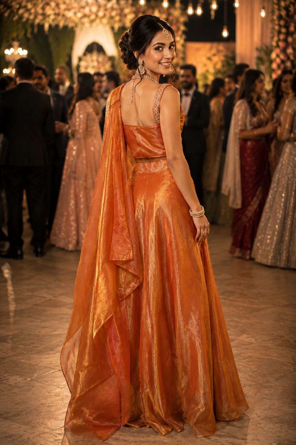 MRUDANGI GINNI Fendy Silk Embroidery Work Lehenga - Amrah Wholesale