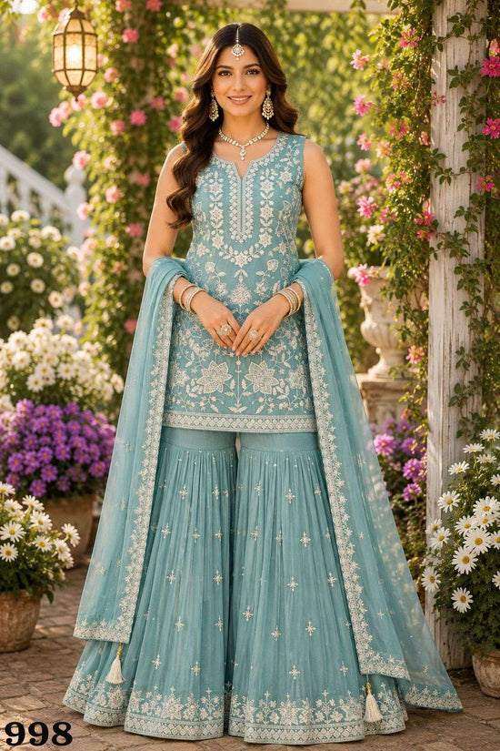 Mrudangi Glory Premium Chiffon Salwar Suit Set - Amrah Wholesale