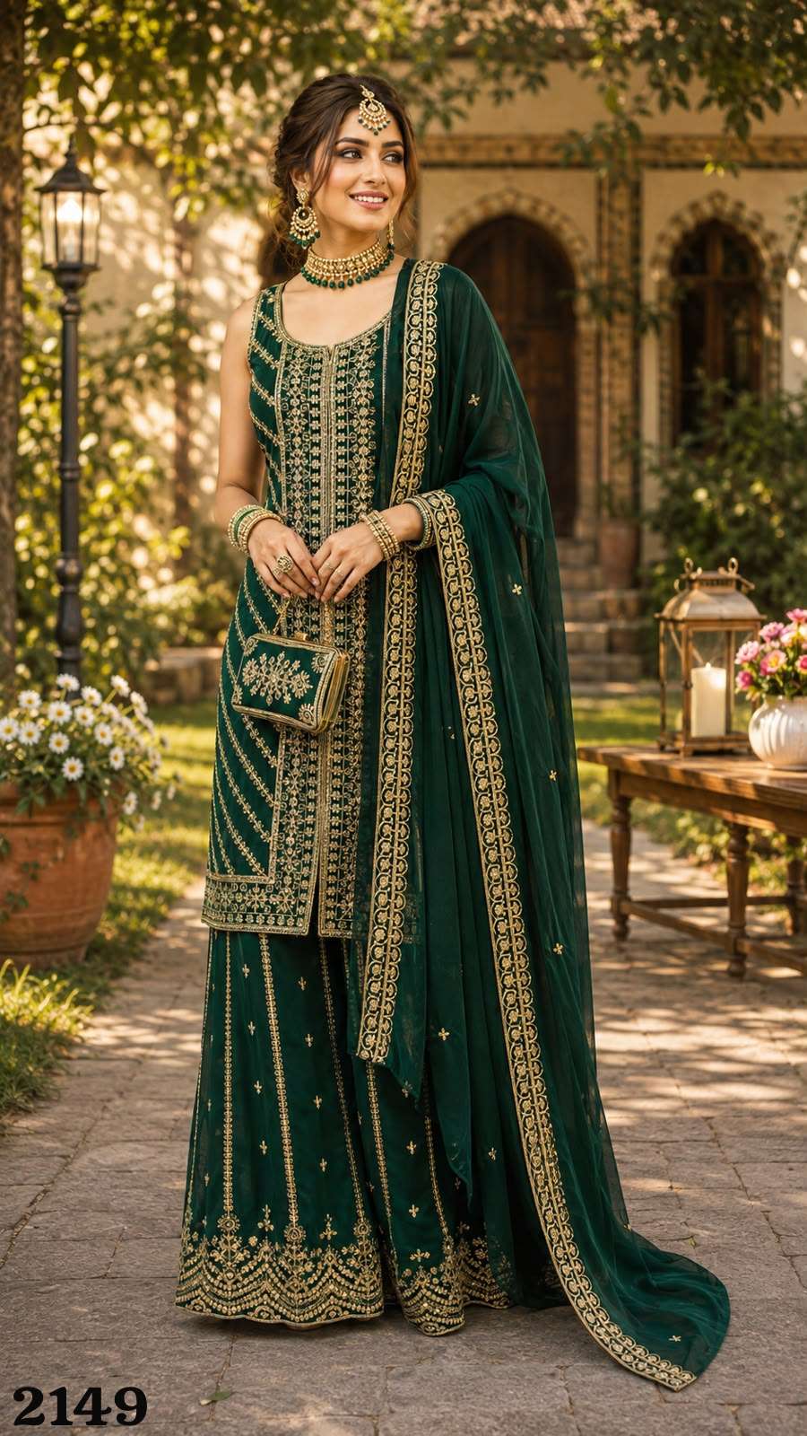 MRUDANGI JANNAT PREMIUM Georgette Embroidered Dress Set