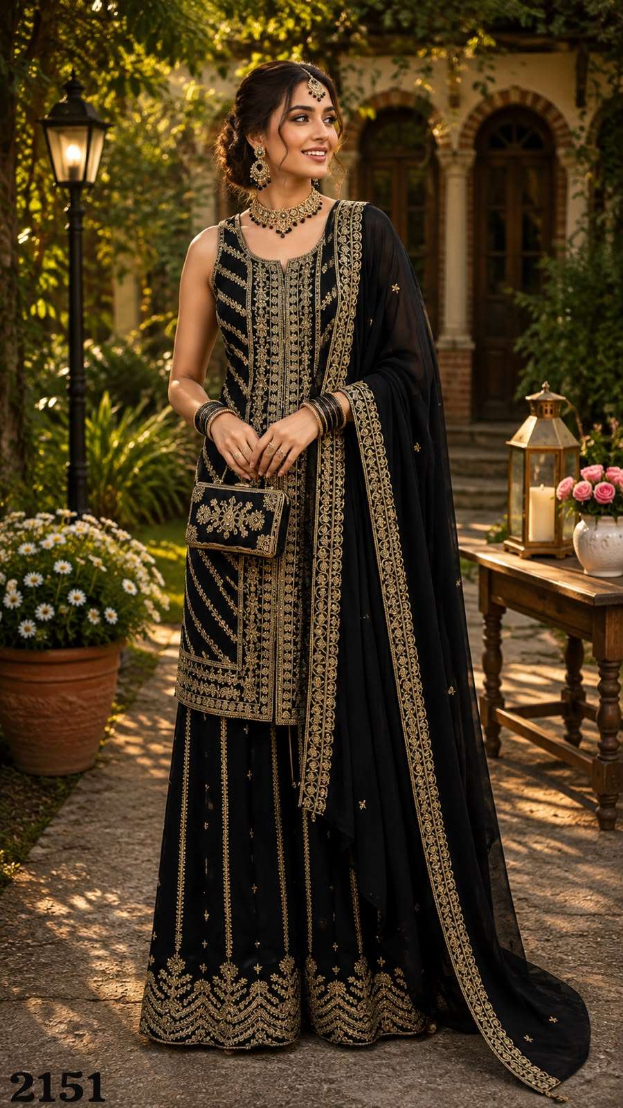 MRUDANGI JANNAT PREMIUM Georgette Embroidered Dress Set